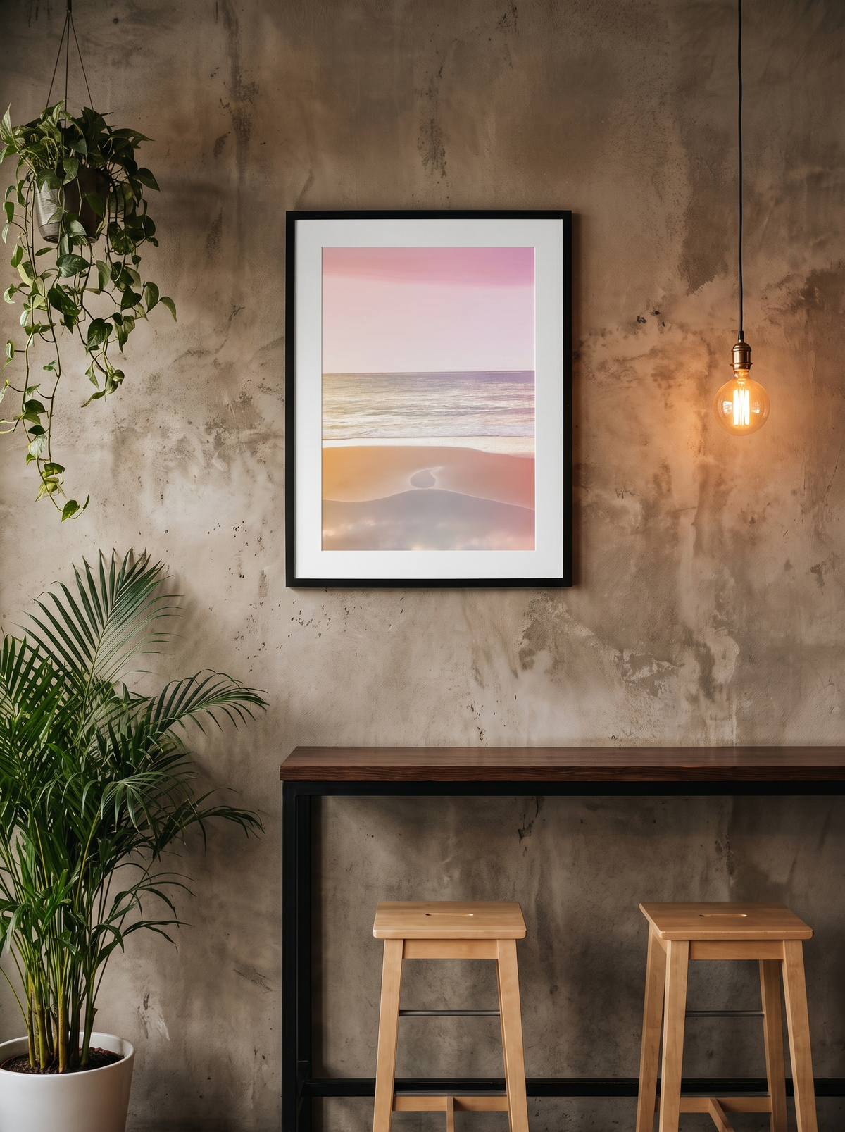 Peach Drop at Sunrise